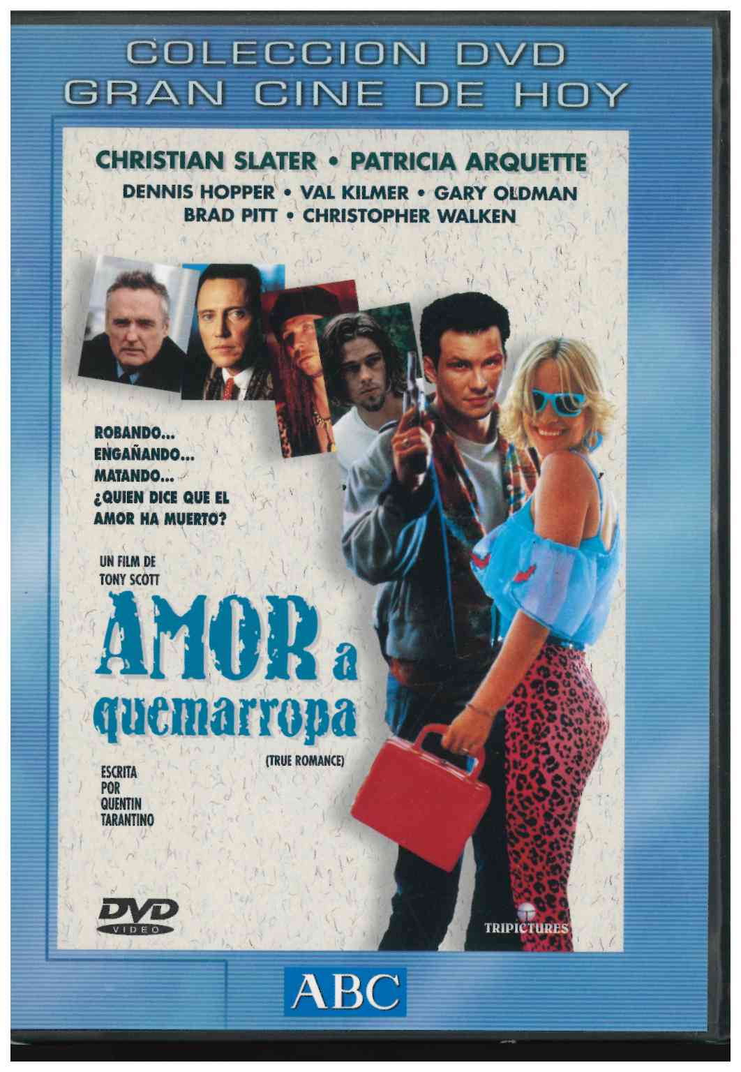 Amor a quemarropa. Colección Gran Cine de hoy. Christian Slater, Patricia Arquete