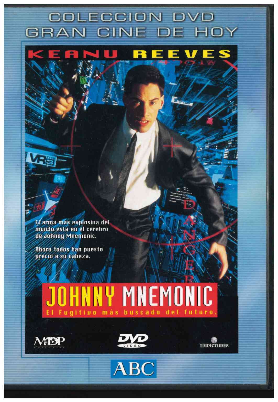 Johnny Mnemonic. Colección Gran Cine de hoy. Keanu Reeves