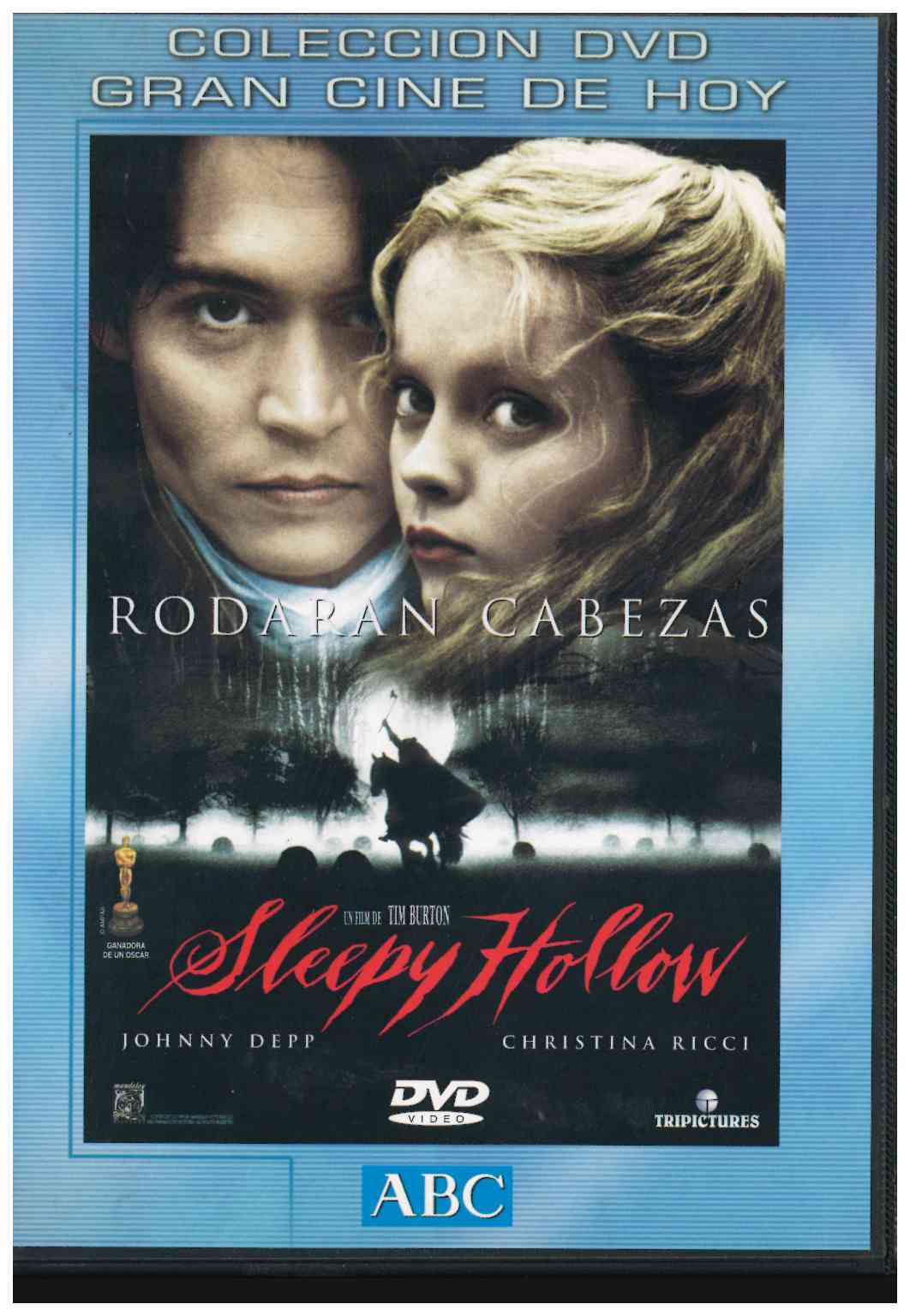 Sleepy Hollow. Colección Gran Cine de hoy. Johnny Depp, Christina Ricci