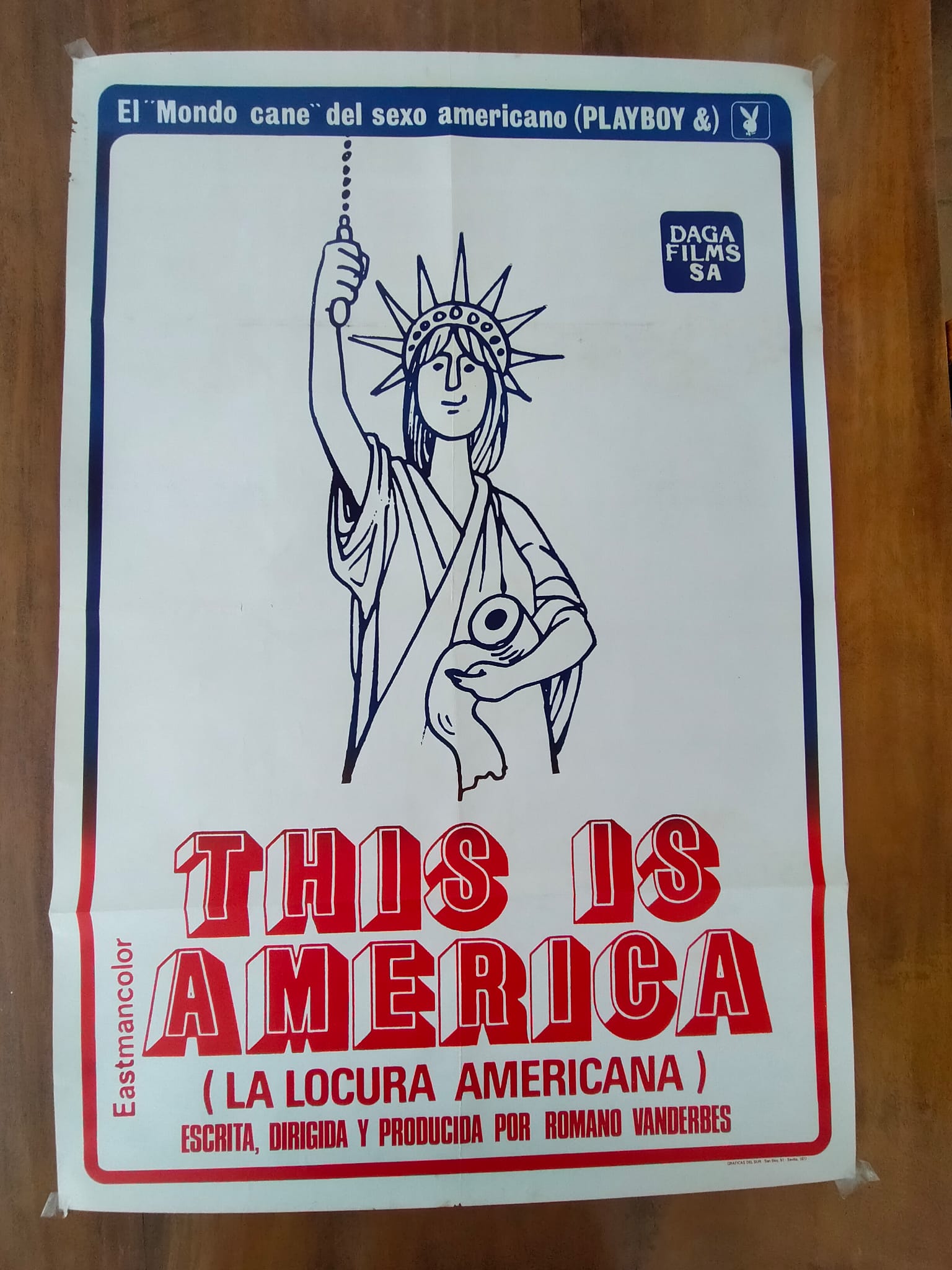 This is América (La locura americana) Cartel (90x60)