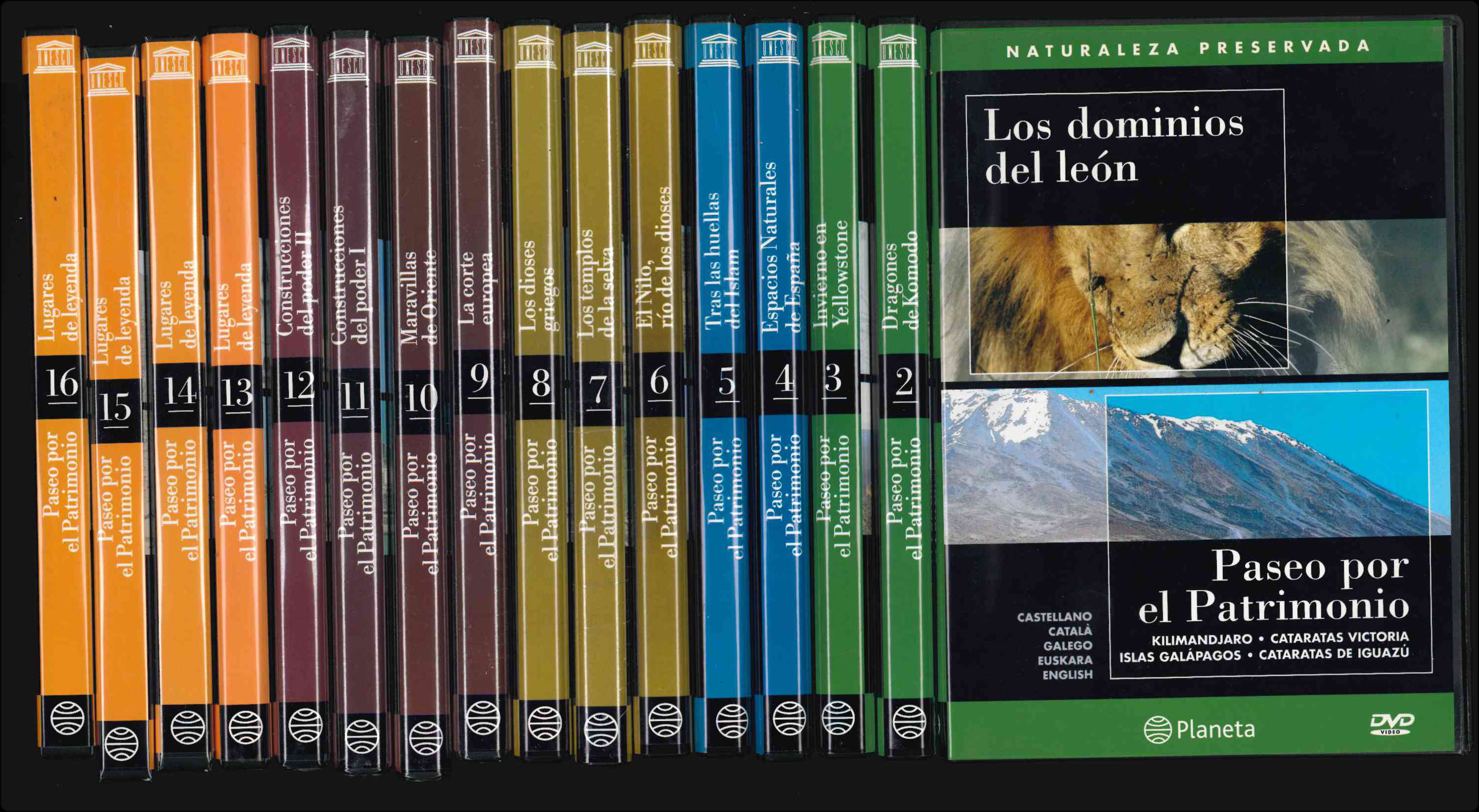 Paseo por el Patrimonio. 16 DVD. Planeta