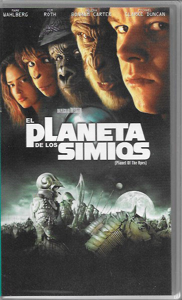 El Planeta de los Simios. 20th Century Fox, 2001. Mark Wahlberg, Tim Roth. VHS (Cine Familiar)