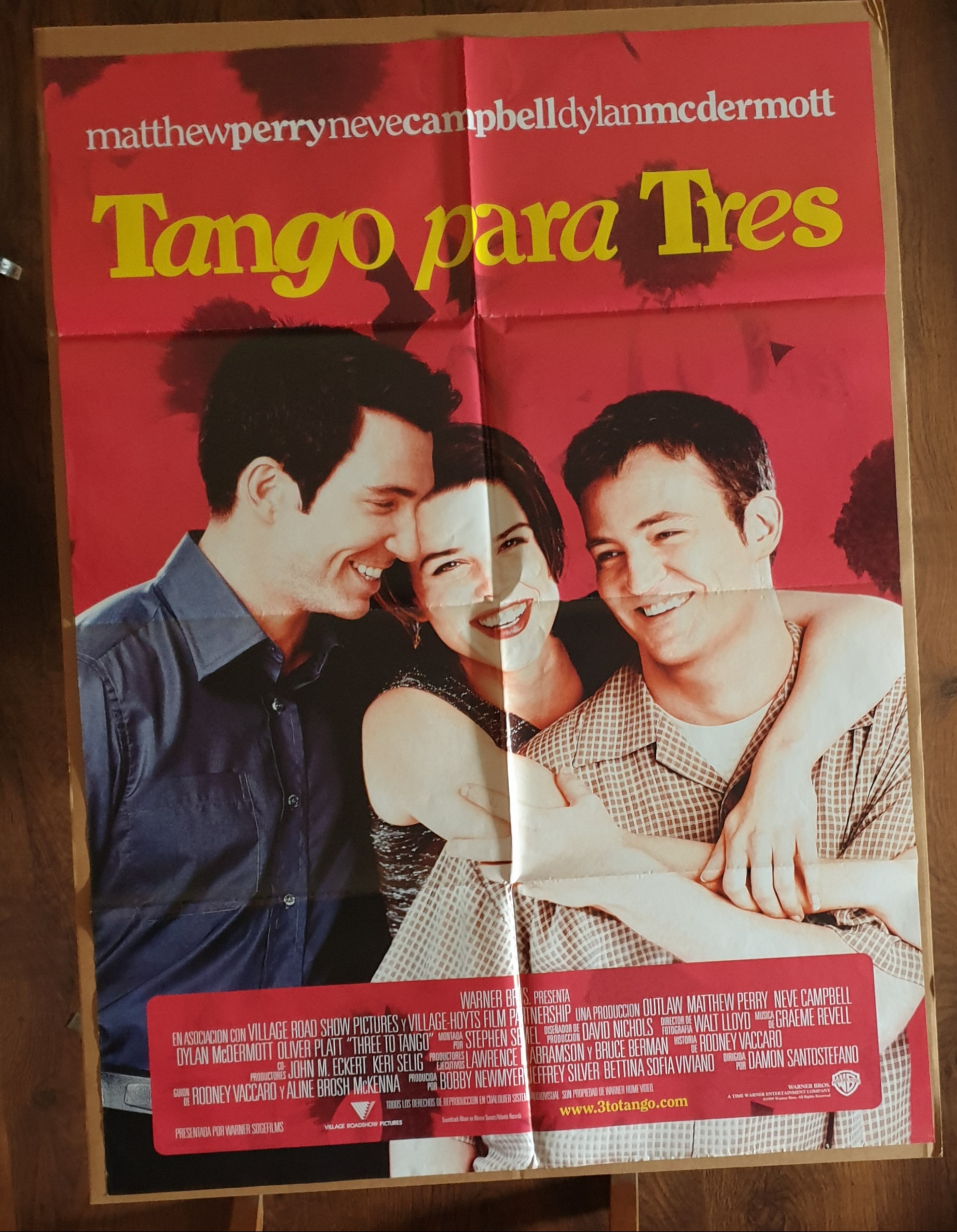 Tango para tres. Cartel (100x70) Original