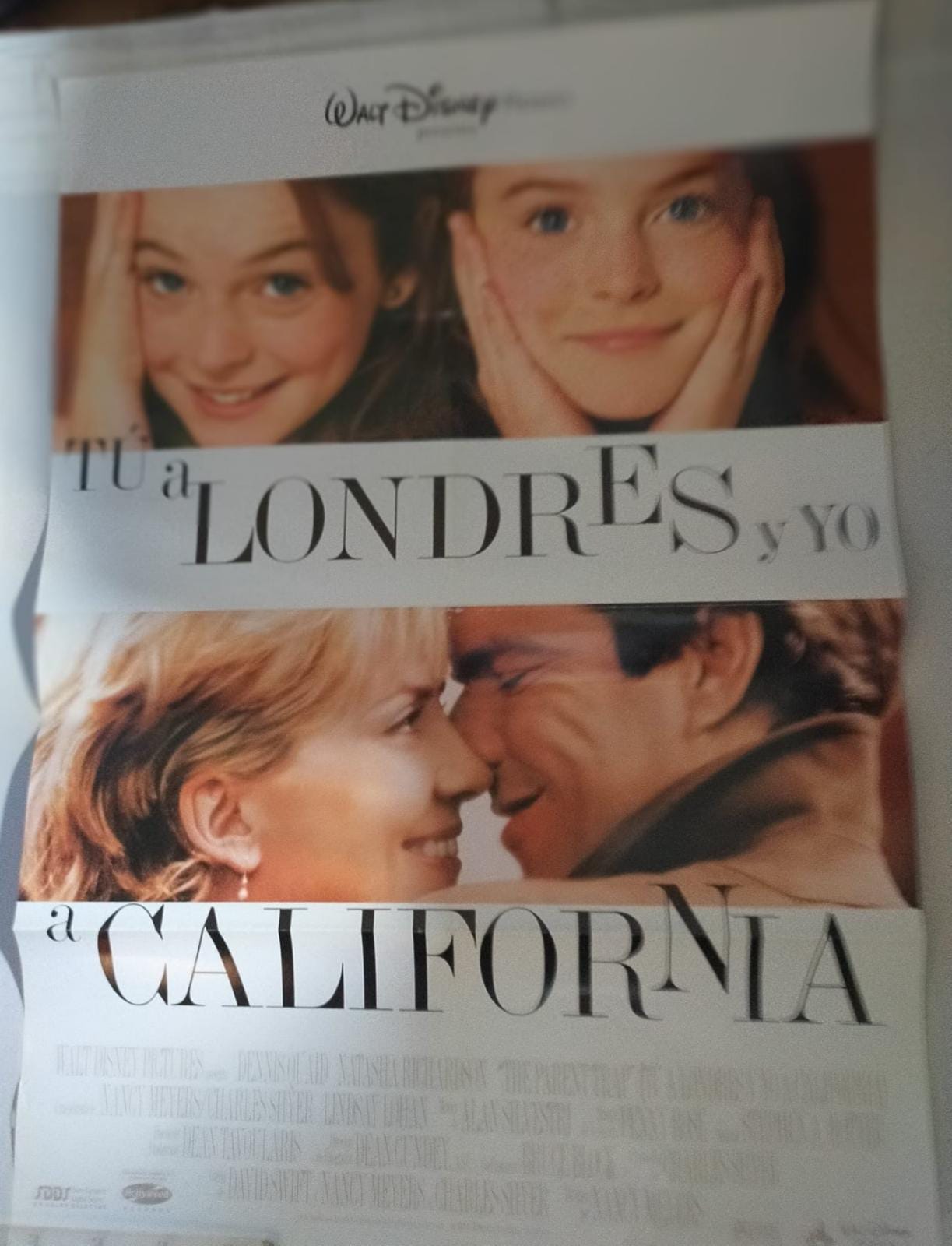 Tu a Londres y yo a California. Cartel (100x70)
