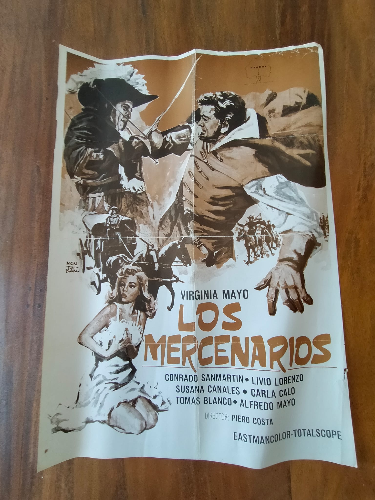 Los Mercenarios. Cartel (65x45)