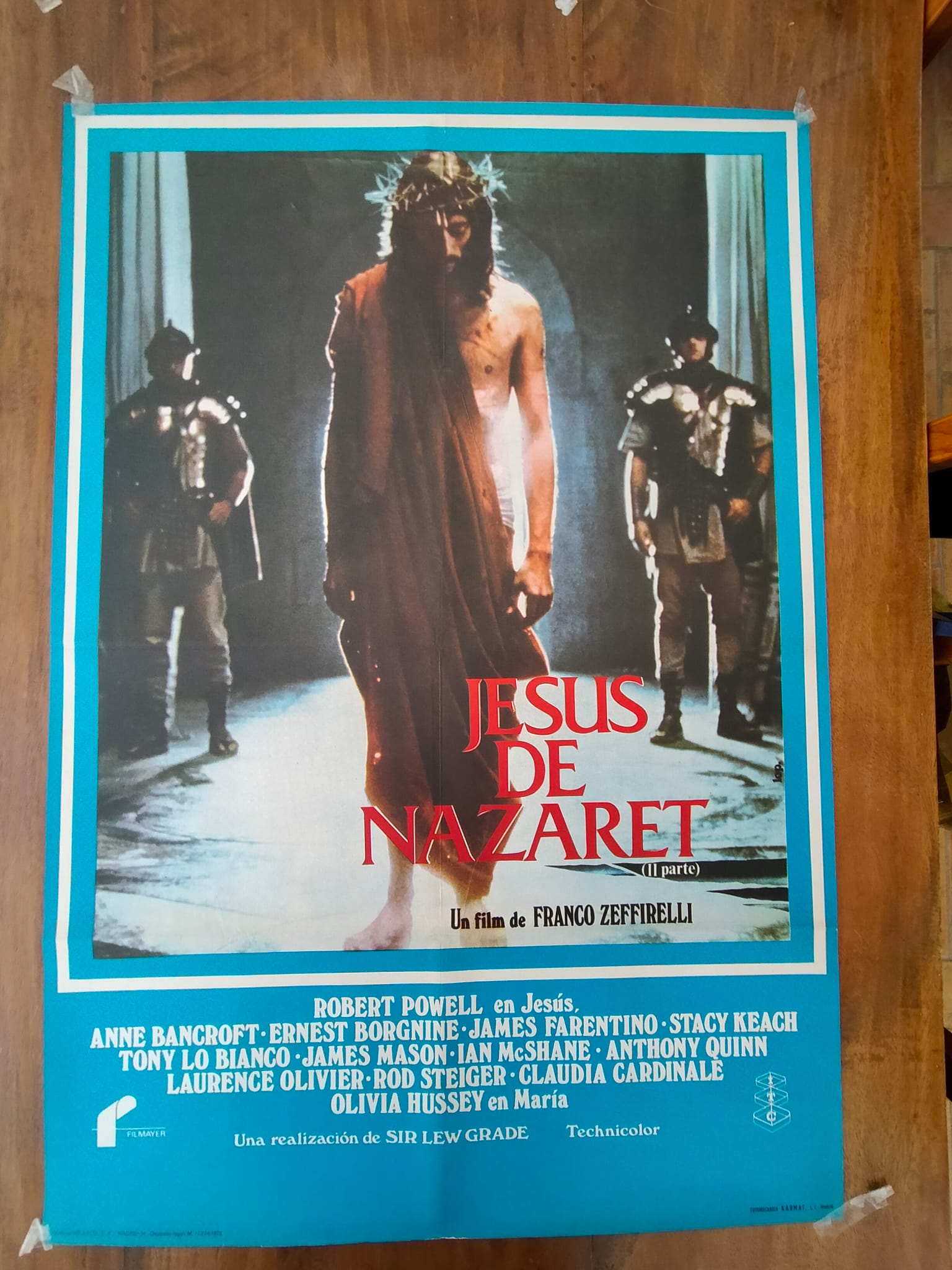 Jesús de Nazaret. Cartel (100x70) Año 1978