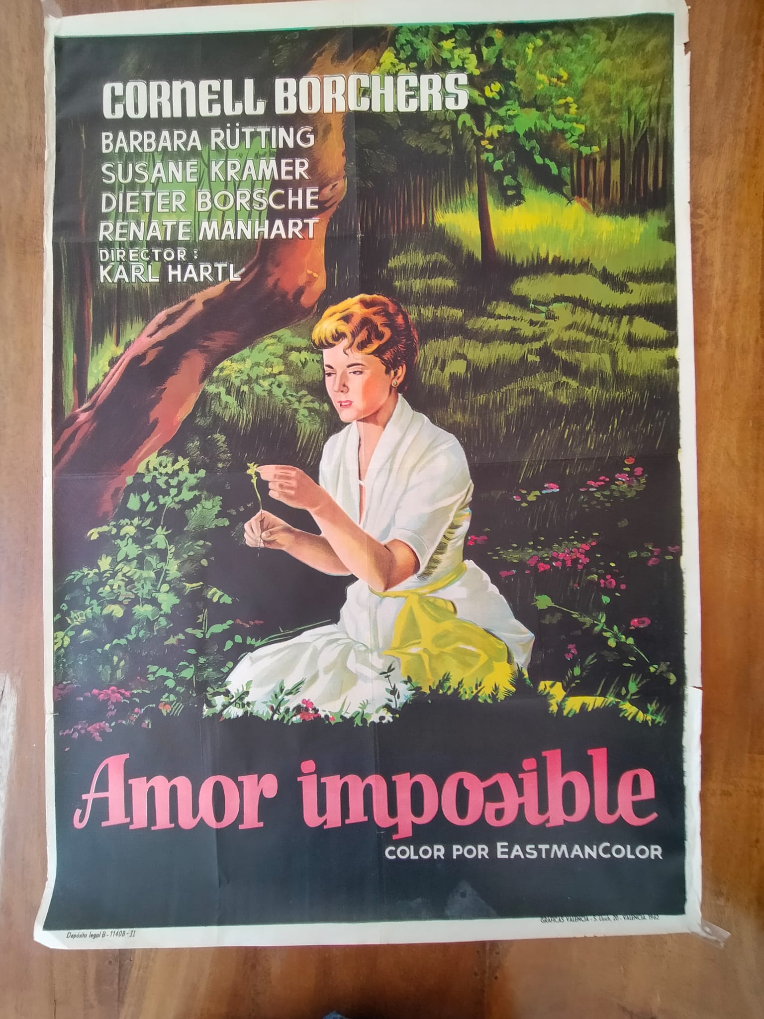 Amor Imposible. Cartel (100x70) Año 1962