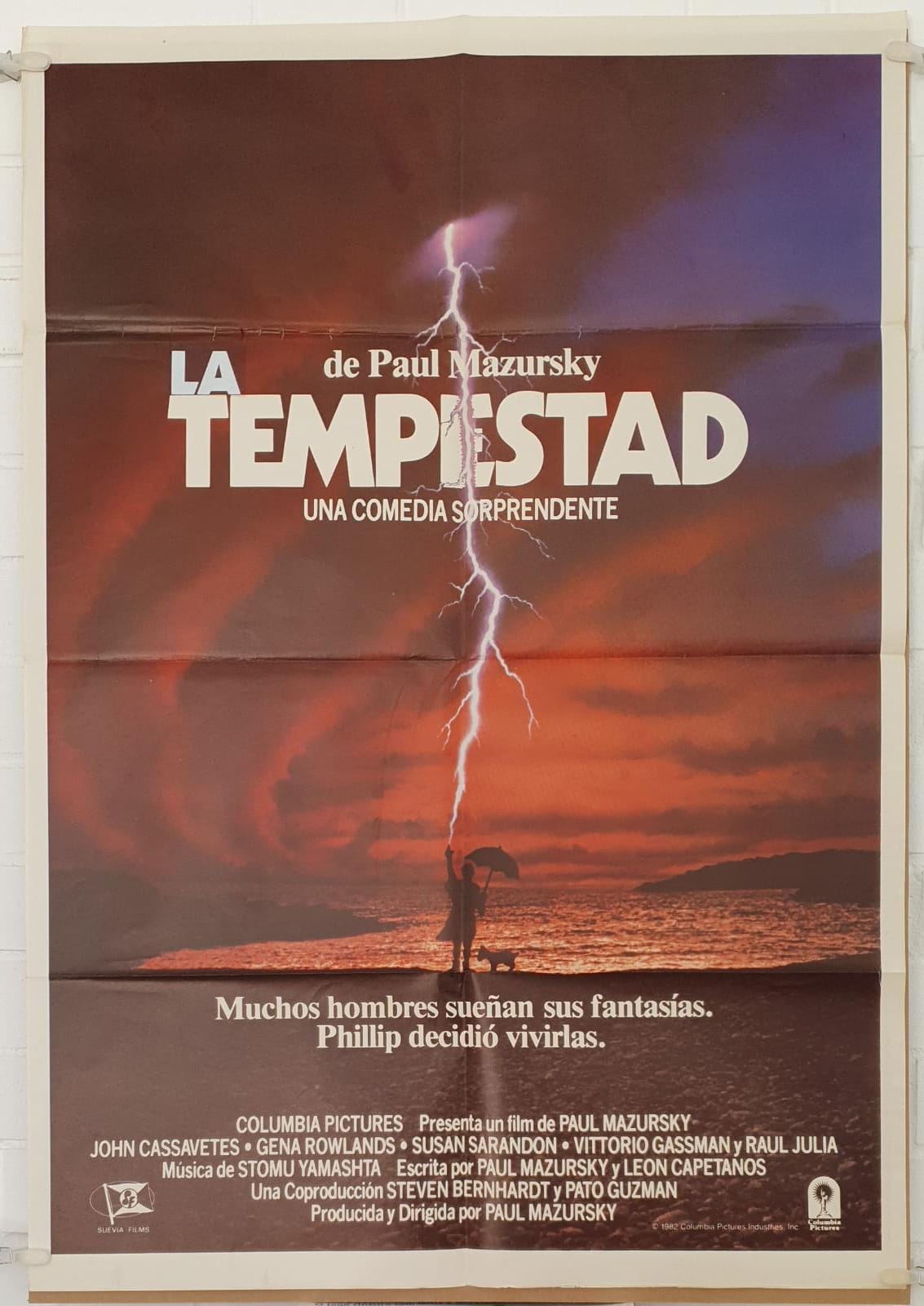 la Tempestad. Cartel (100x70) Año 1982