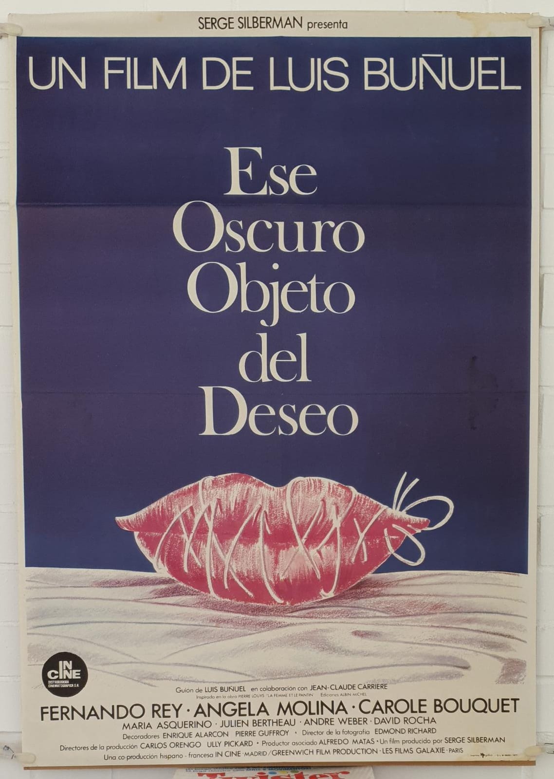 Ese oscuro objeto del deseo. Cartel (100x70) Año 1977