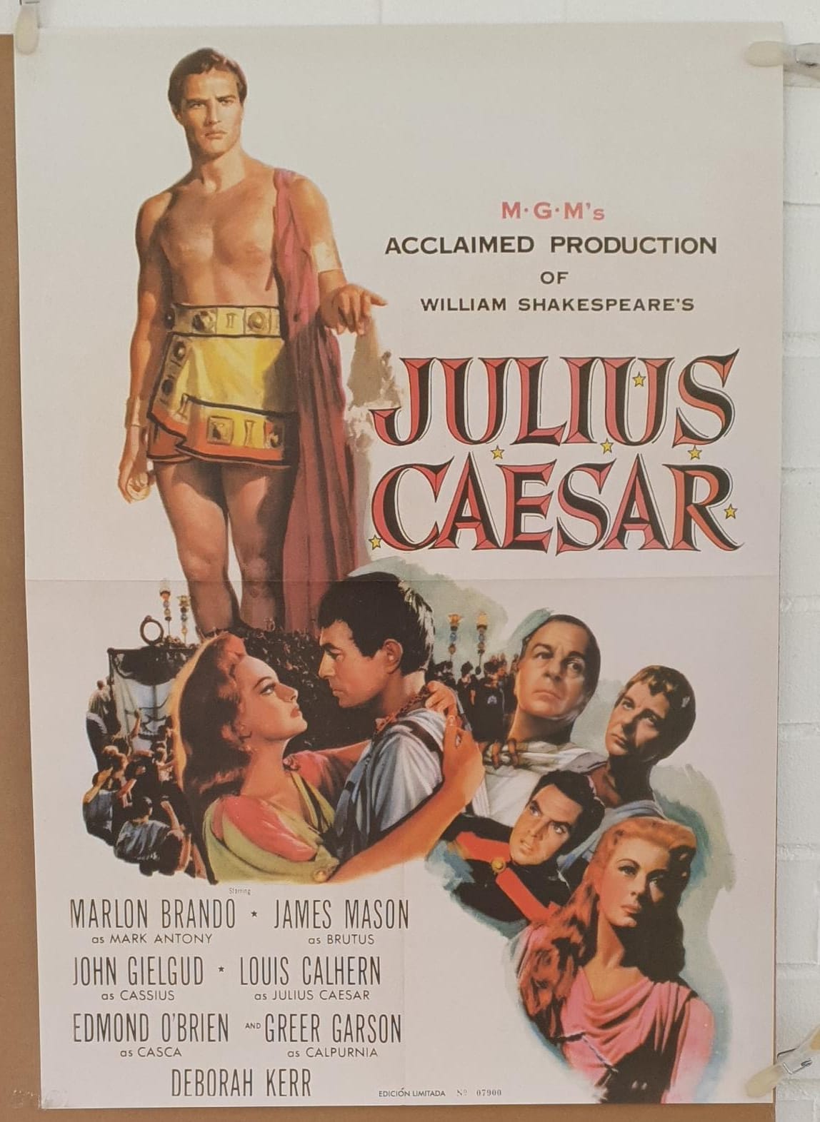 Julius Caesar. Cartel (67x47) Edición Facsímil limitada