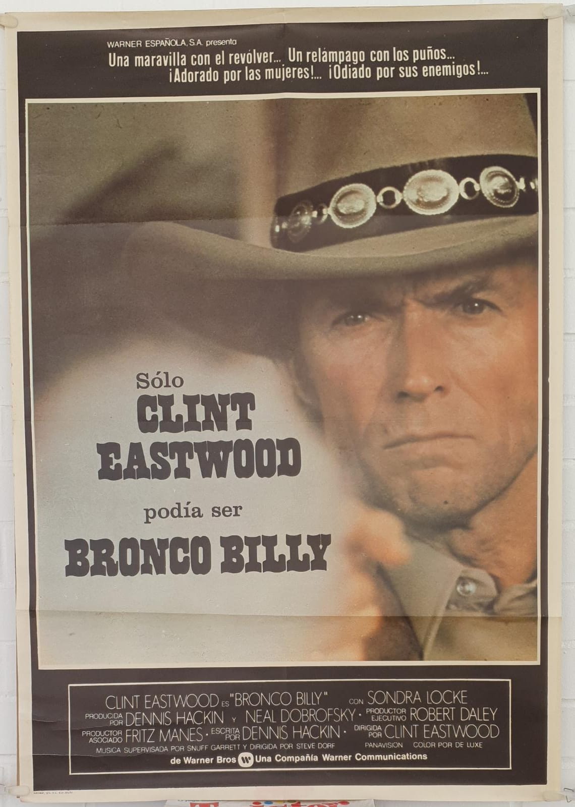Bronco Billy. Cartel (100x70) de Estreno, 1980