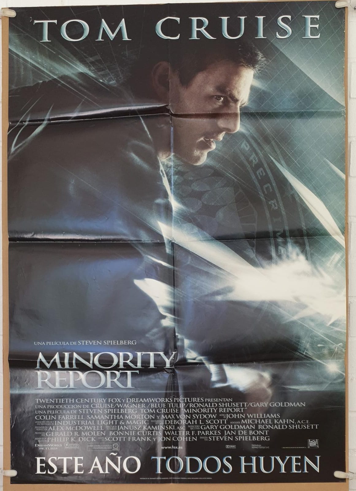 Minority Report. Cartel (100x70) de Estreno, 2000