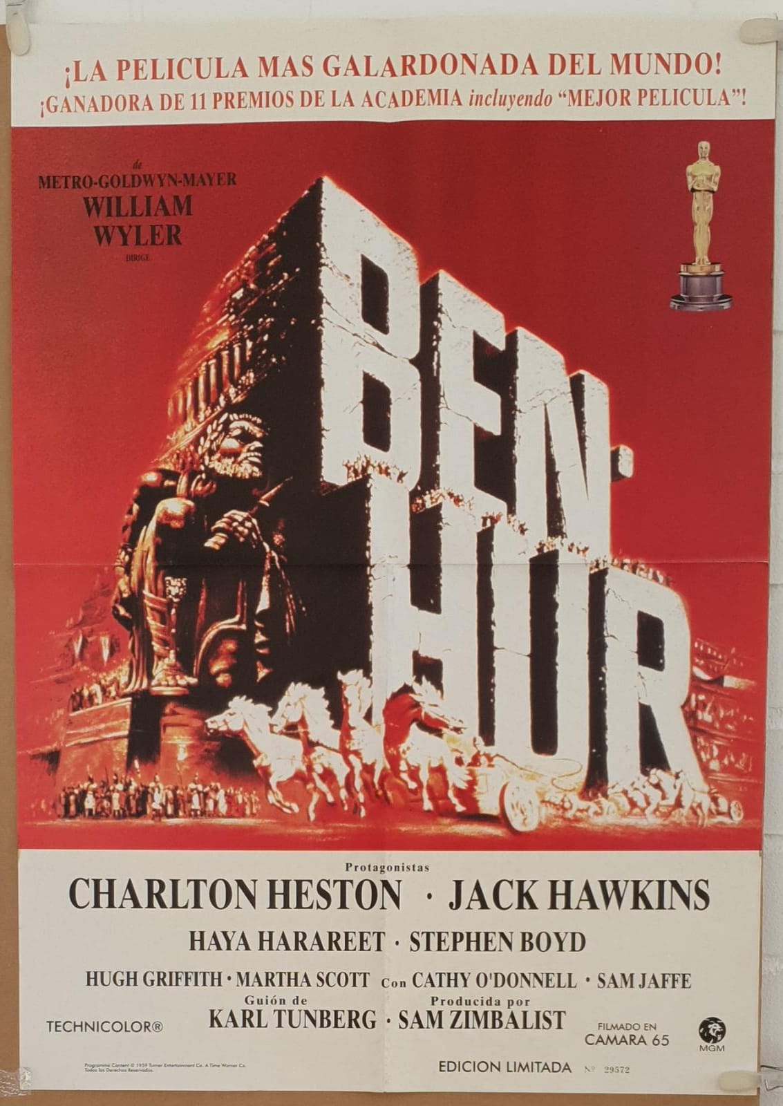 Ben-Hur. Cartel (66x47) Edición Limitada y numerada
