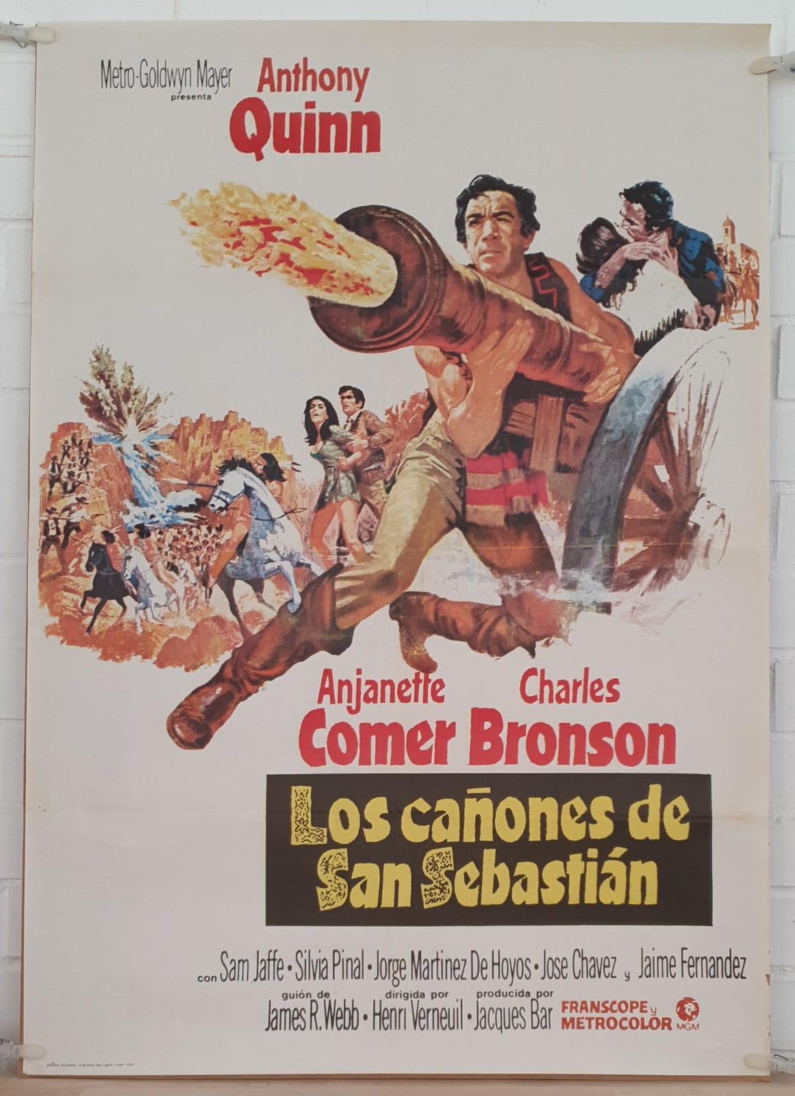 Los Cañones de San Sebastián Cartel (100x70) 1979