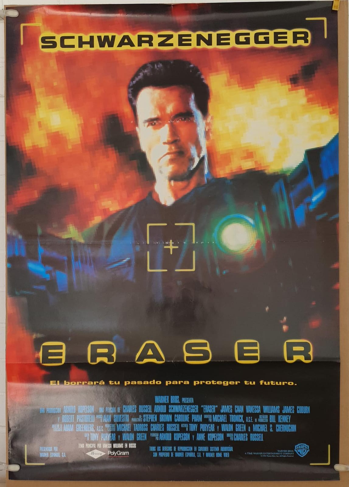 Eraser. Cartel (100x70) Año 1996