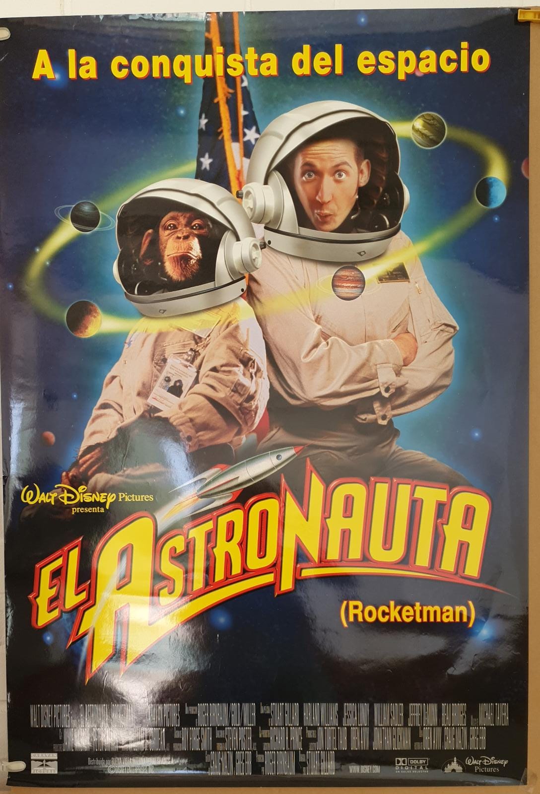 El Astronauta. Walt Disney. Cartel (100x70)
