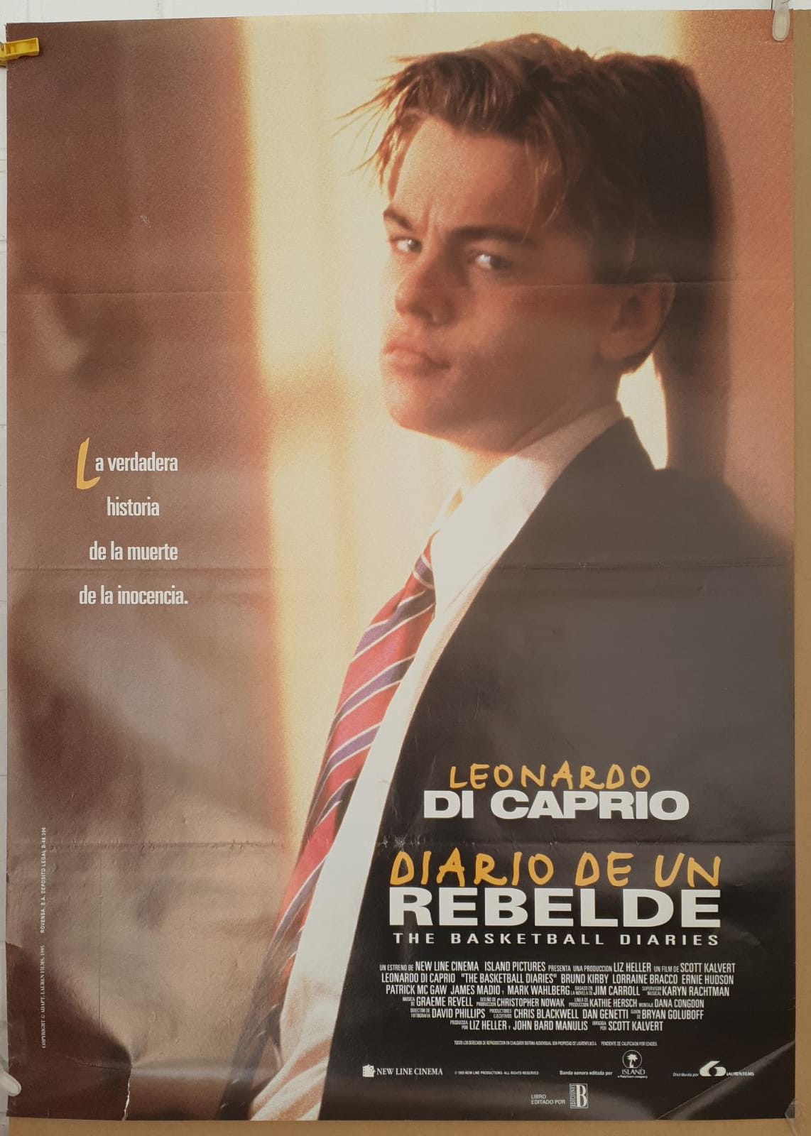 Diario de un rebelde. Cartel (100x70) de Estreno, 1995