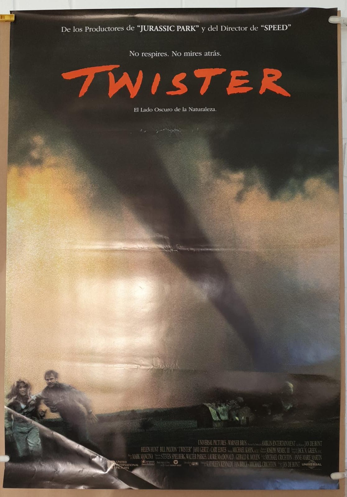 Twister. Cartel (100x70) de Estreno, 1996