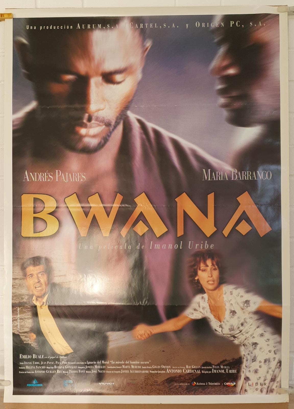 Bwana. Cartel (100x70) de Estreno