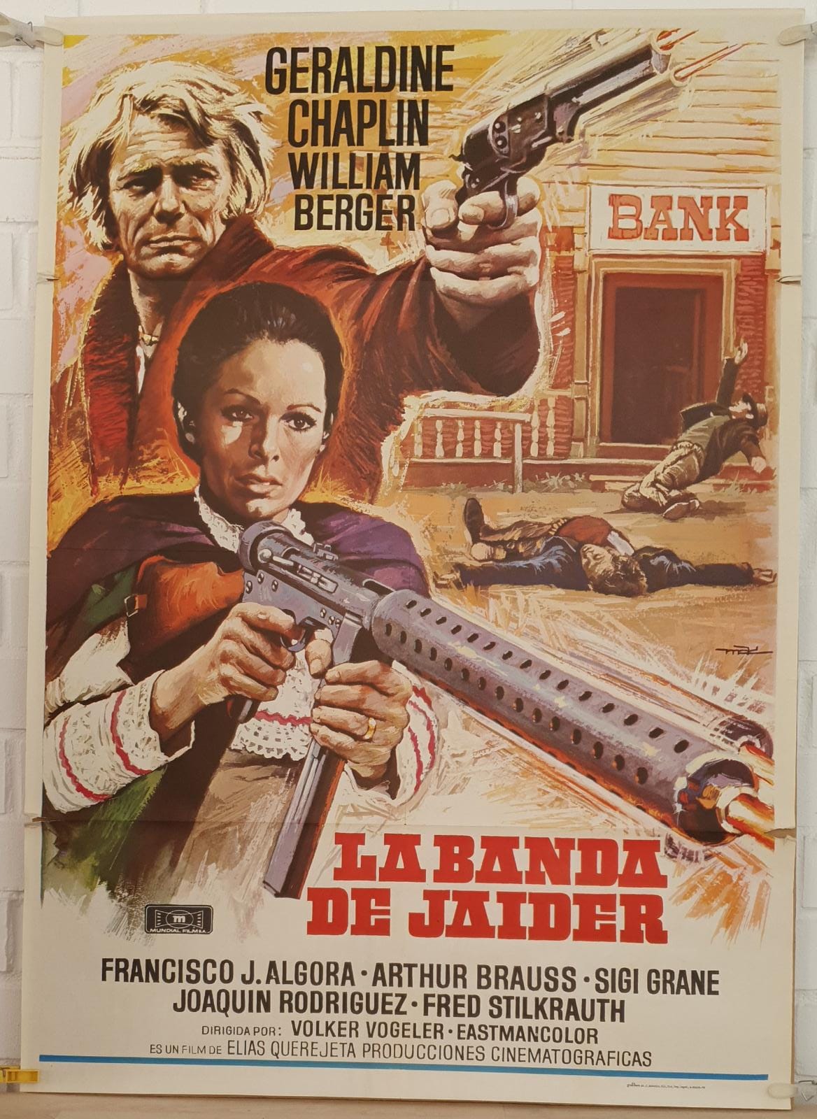 La banda de Jaider. Cartel (100x70) de Estreno, 1967