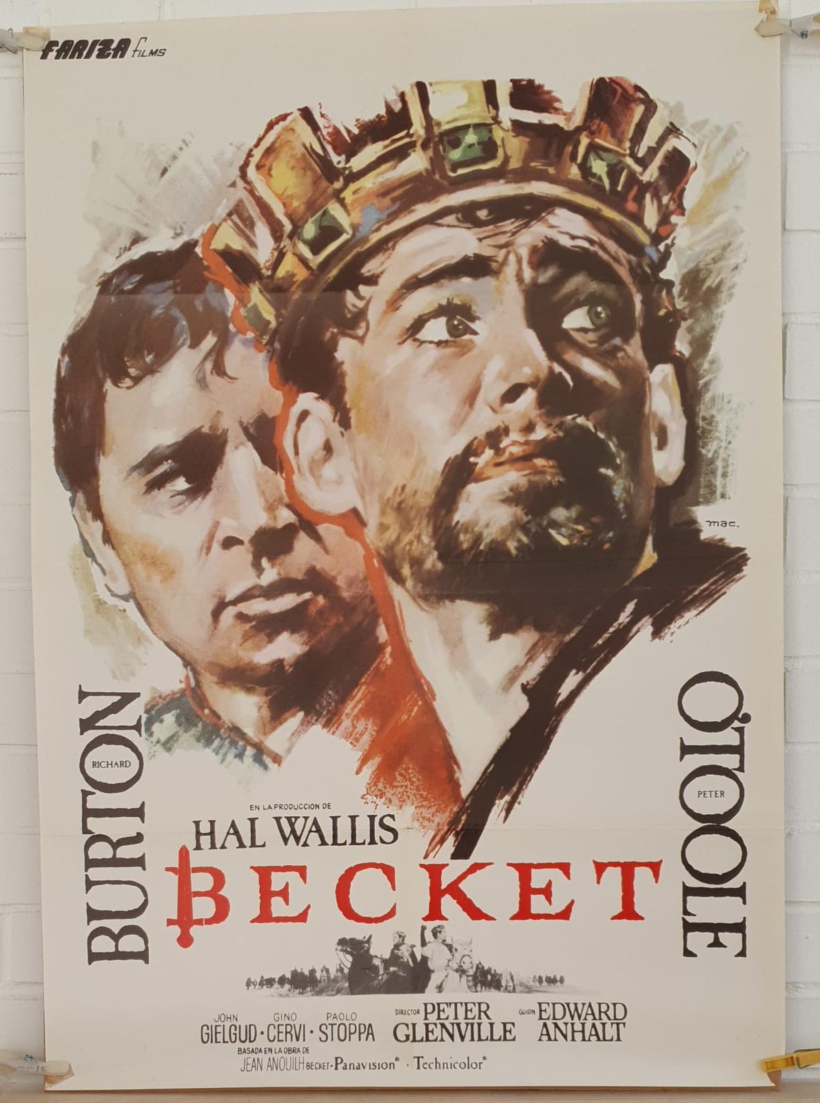 Becket. Cartel (100x70) de Reposición