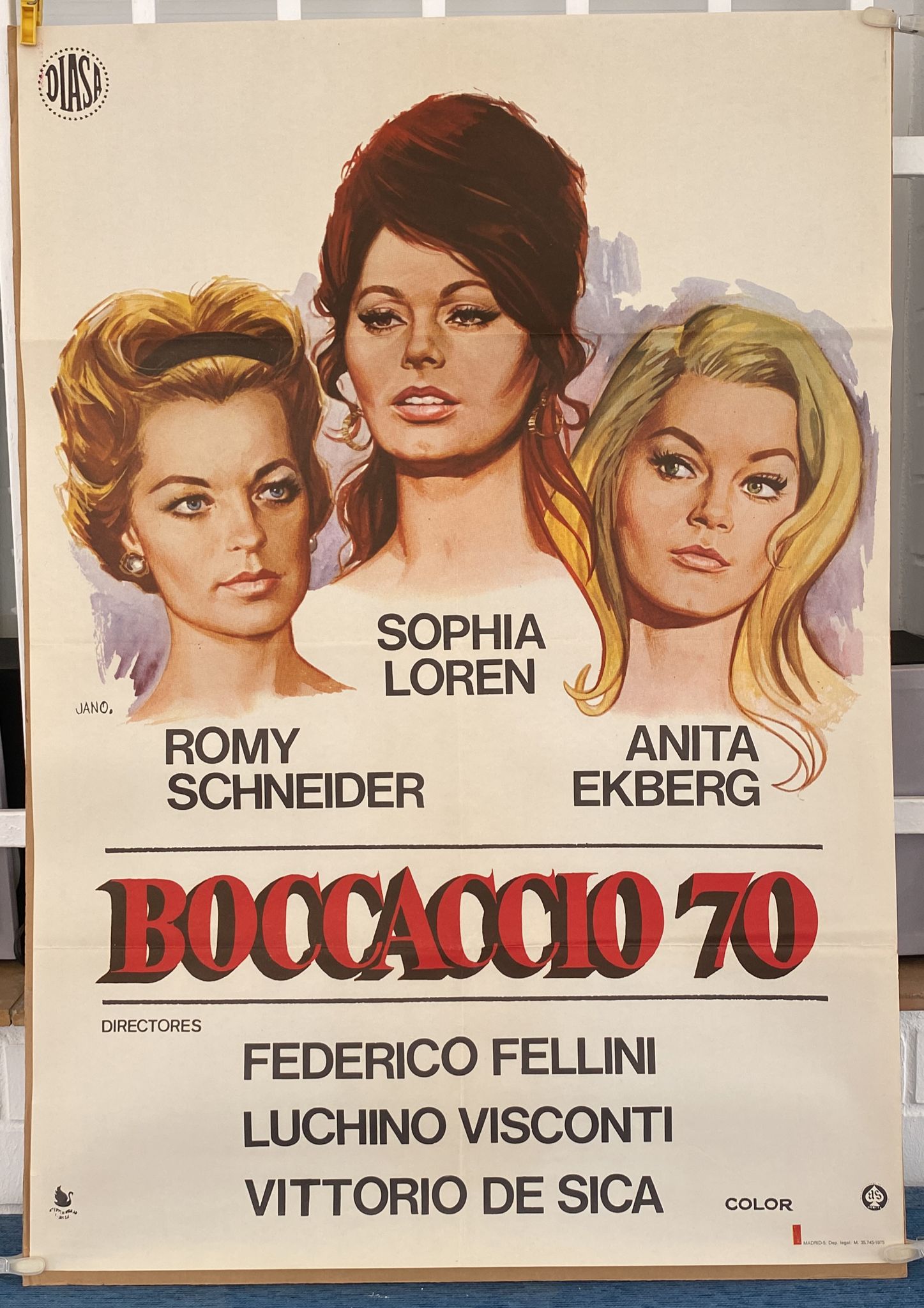 Bocaccio 70. Cartel (100x70) 1975