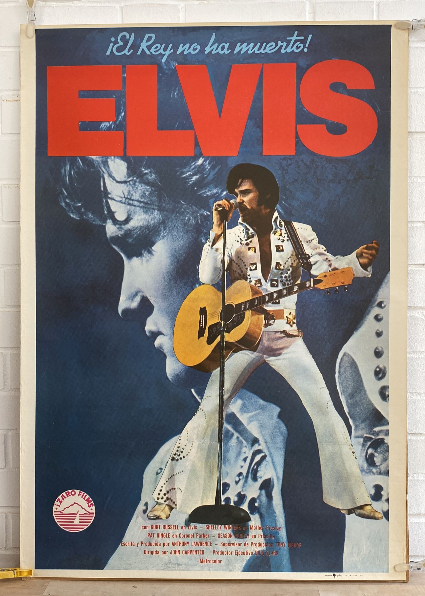 Elvis ¡El Rey no ha muerto! Cartel (100x70) de Estreno, 1979