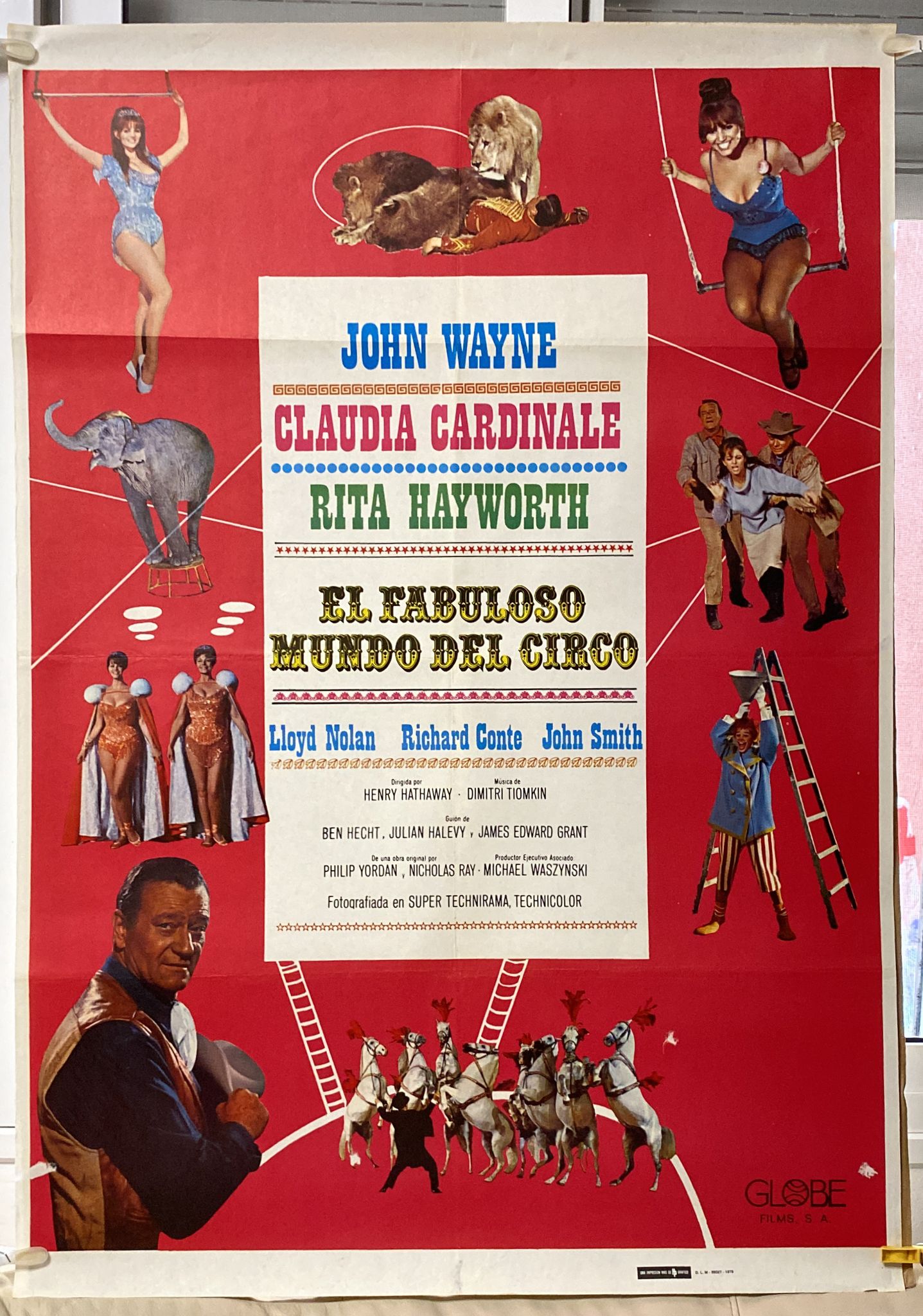 El Fabuloso Mundo del Circo. Cartel (100x70) 1979