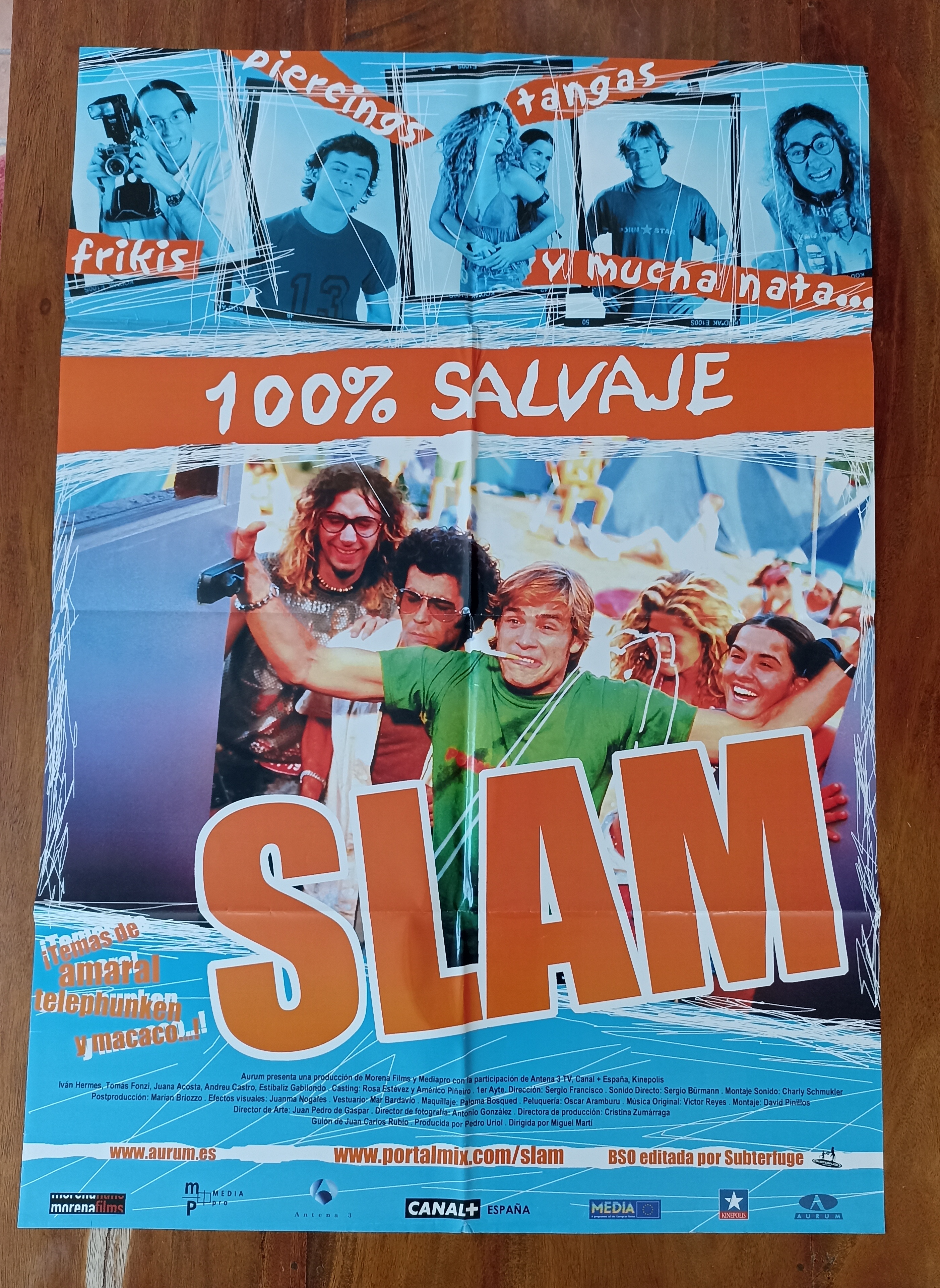 Slam. Cartel (100x70) de Estreno