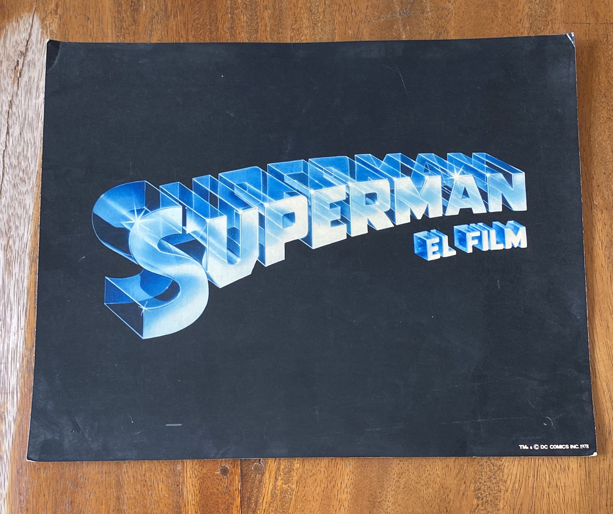 Superman El Film. Cartel (28x35,5 cms.) de DC Comic, 1978