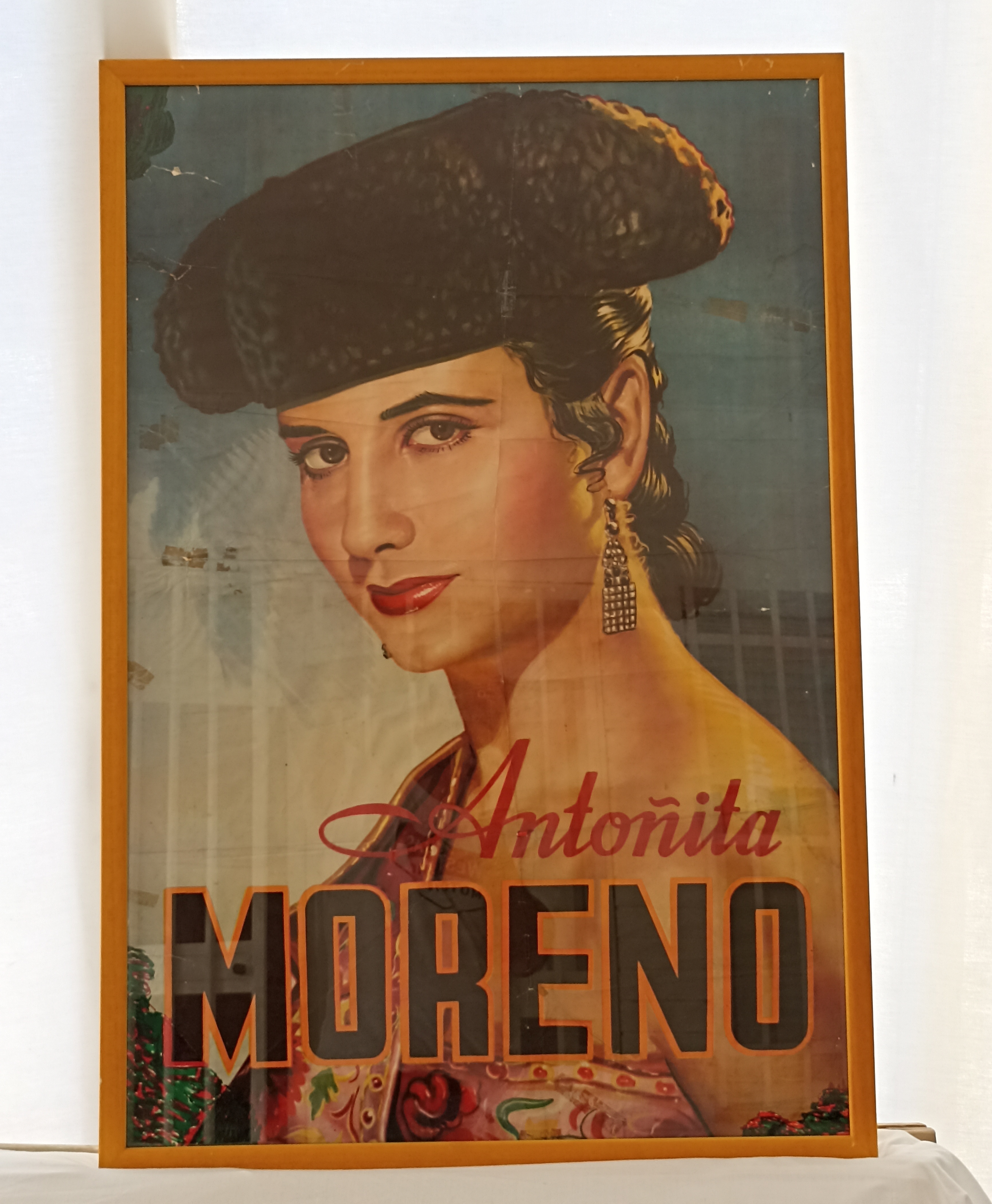Antoñita Moreno. Cartel (100x70) Enmarcado y con cristal