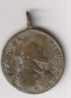 San Francisco de Asís Medalla (AE 23 mms.) R/ Cuatro Santos. En Exergo: ROMA. Siglo XVII-XVIII