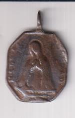 Nuestra Señora de la Soledad Medalla (AE 23 mms.) R/ S. Francisco de Paula. Siglo XVII-XVIII