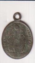 La Santísima Trinidad. Medalla (AE 22 mms.) R/ La Purísima Concepción. Siglo XVIII-XIX