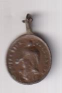 Inmaculada Medalla (AE 118 mms.) R/ Cáliz y tres angelitos. Siglo XVIII