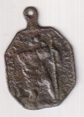 San Jerónimo. Medalla (AE 27 mms.) R/ Sancistobal. Siglo XVIII