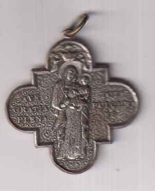 Congreso mariano Hispano Americano. Medalla (AE. Plateada 4,8 cms.) Sevilla 1929. R/ Imacula
