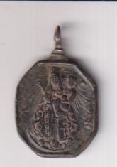 Nuestra Señora de Cazan? Medalla (AE 25 mms.) R/ S, Pedro Regalado. Siglo XVIII. RARA