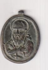 Santo Tomás de Villanueva. Medalla (AE26 mms.) R/ San Francisco de Sales ? Sigloo XVII-XVIII