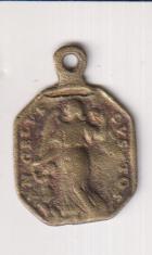 Ángel de la Guarda. Medalla (AE 23 mms.) R/ Arcángel San Miguel. Siglo XVIII