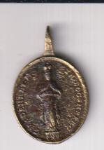 Virgen de Bogenberg. Leyenda en Alemán. Medalla (AE 22 mms.) R/ S. JosePH. Siglo XVII. RARA