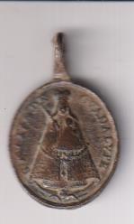 Nuestra Señora de Guadalupe. medalla (AE (25 mms.) R/ S. jerónimo. Siglo XVII-XVIII
