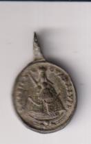 S. María de Guadalupe. Medalla (AE 18 mms.) R/S. Jerónimo. Siglo XVII-XVII