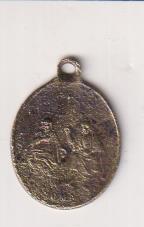 Santísima Trinidad. Exergo Roma medalla (AE 22 mms.)R/ Ley. latina. Siglo XIX