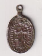 Inmaculad. medalla (AE 22 mms.) R/ Cáliz entre Ángeles. Exergo. Roma. Siglo XVIII