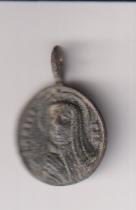 Mater Teresa. Medalla (AE 17 mms.) R/Virgen Con Niño. Siglo XVIII