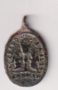 Alabado Sea El Ss. Exergo Roma. Medalla (AE 21 mms.) R/Inmaculada Ley. en Español. Siglo XVIII