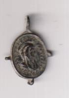 Busto de maría. medalla (AE 18 mms.) R/ Busto de Jesús. Siglo XVII-XVIII