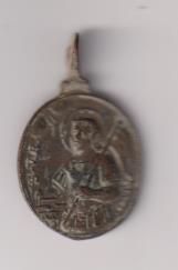 San Venancio. Medalla (AE 23 mms.) R/ Virgen. Siglo XVII-XVIII