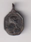san ignacio de loyola. medalla (AE 17 mms.) R/ san francisco de asís. Siglo XVII-XVIII